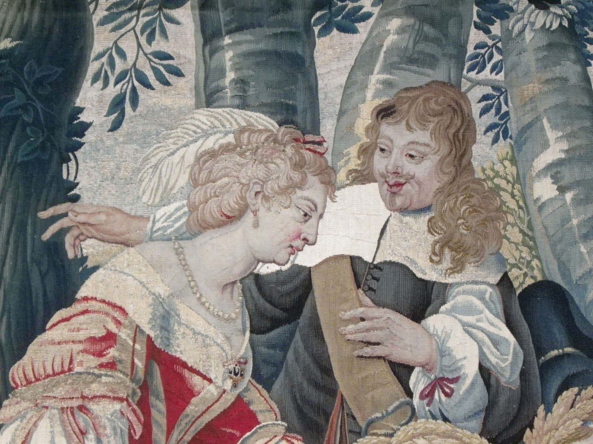 Tapestry Bruges Louis XIV Period-photo-2