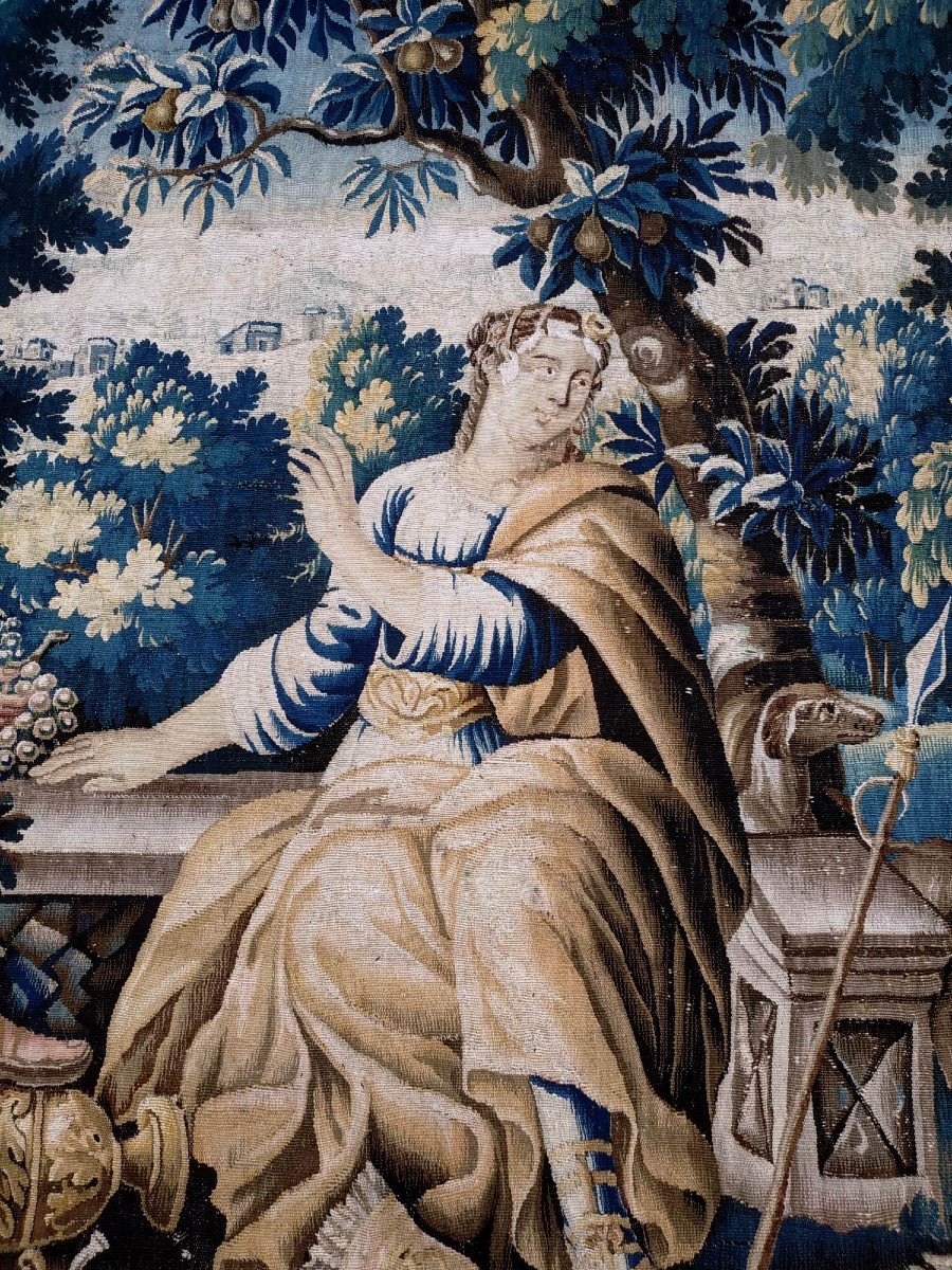 Dionysus And Artemis Tapestry, Louis XV Period-photo-3