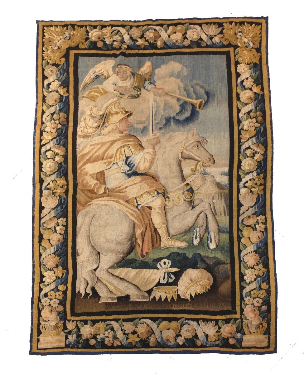 Tapisserie Aubusson l'Empereur  d'époque Louis XV