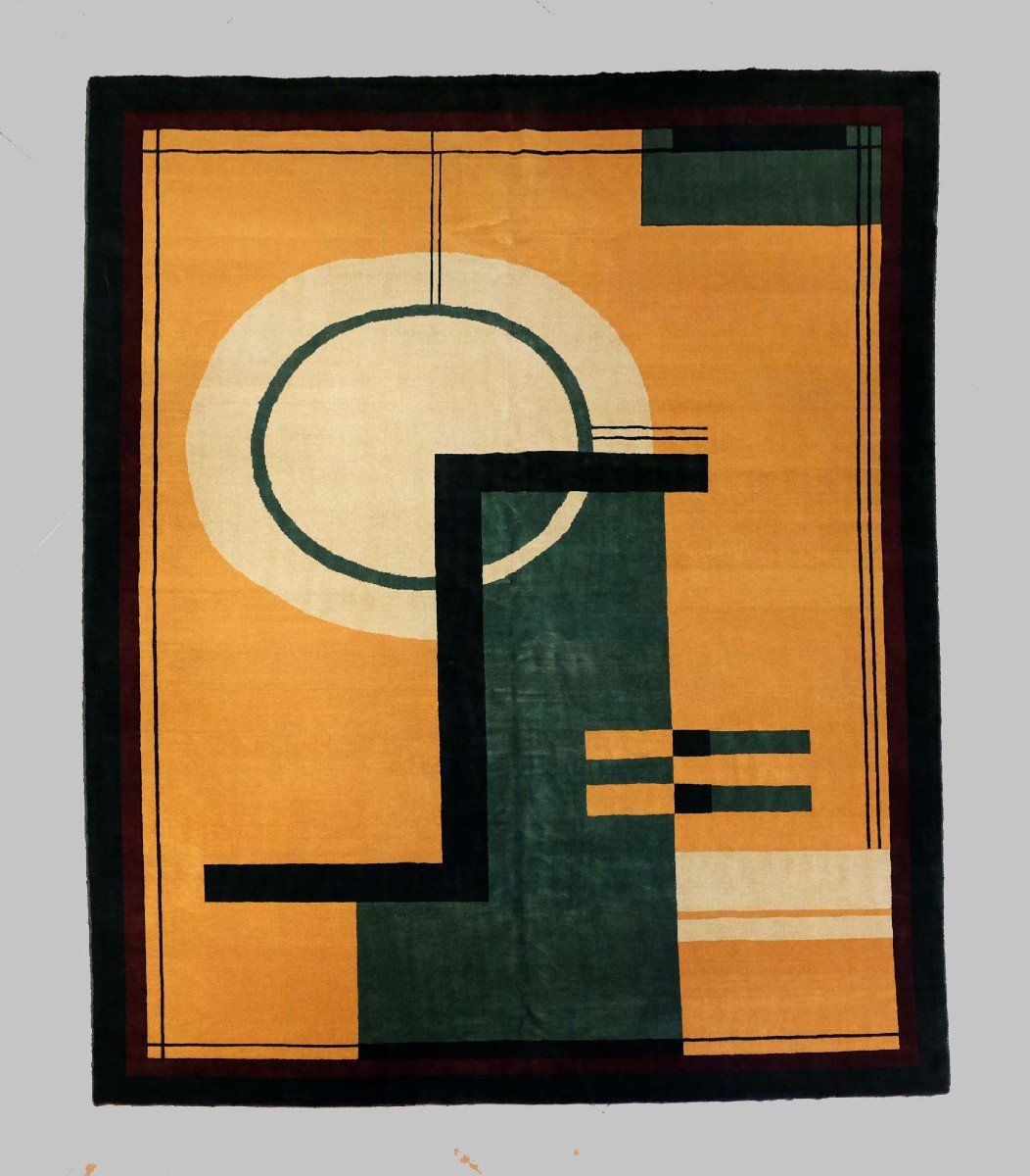 Hand Knotted Style Art Deco Rugs 