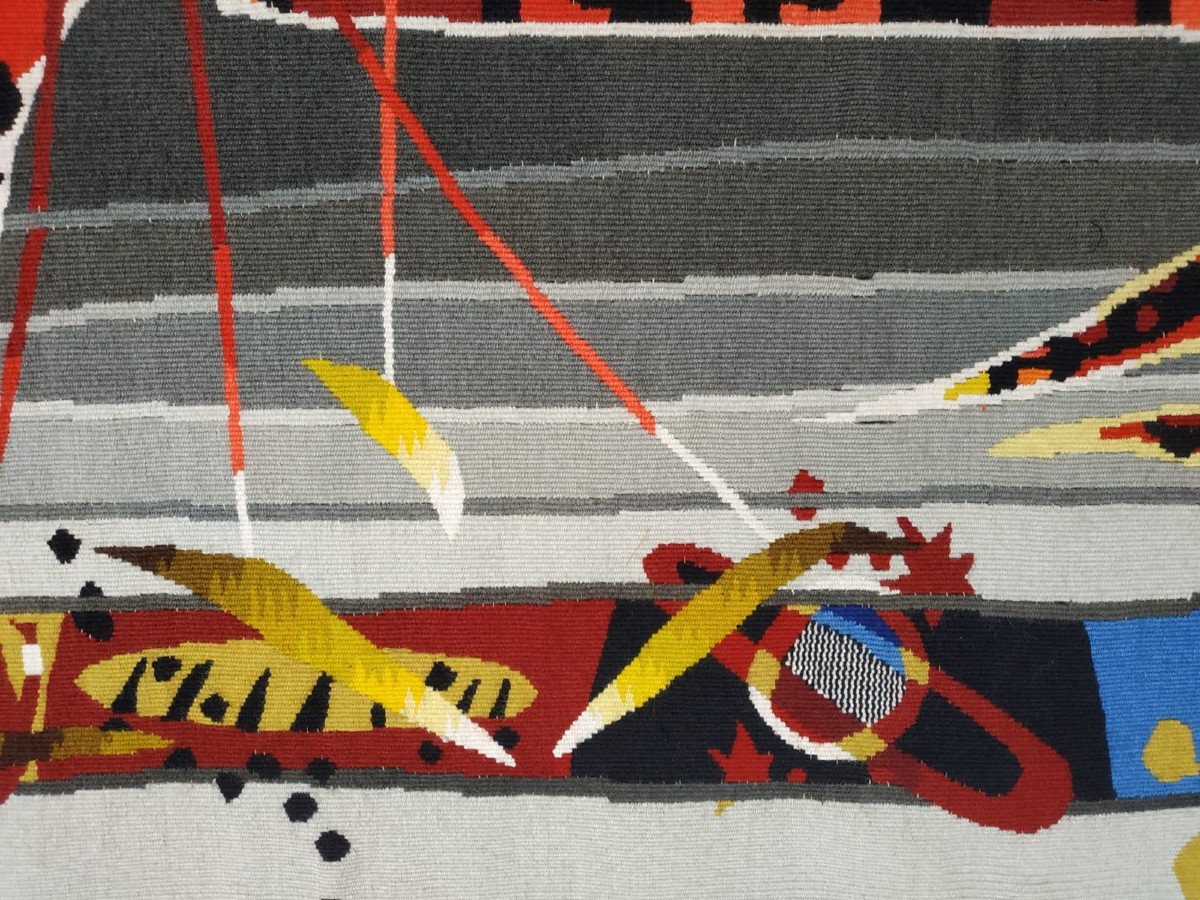 Contemporary Hand-woven Tapestry Raymond Picaud Workshop -photo-4
