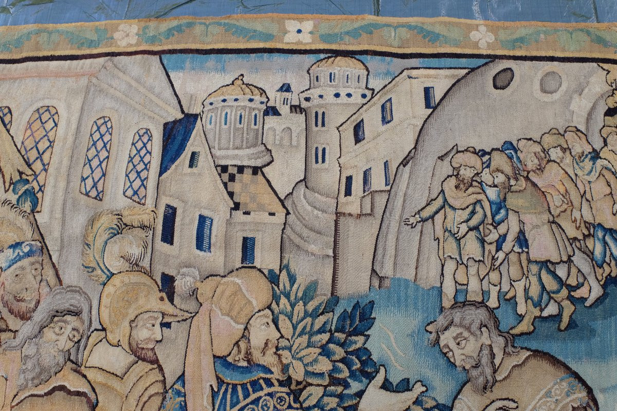 Oudenaarde Tapestry, Late 16th Century, Biblical Scene -photo-5
