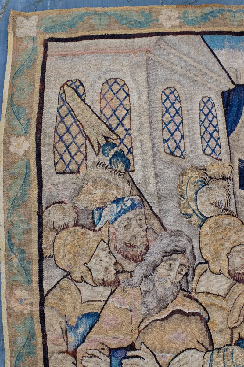 Oudenaarde Tapestry, Late 16th Century, Biblical Scene -photo-6