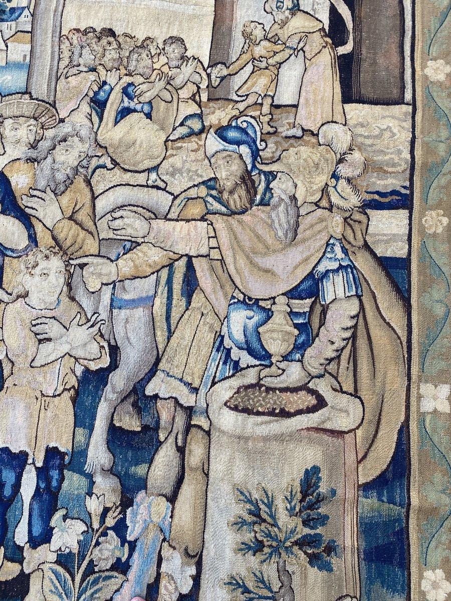 Tapisserie Audenarde Histoire de Joseph Scène Biblique -photo-4