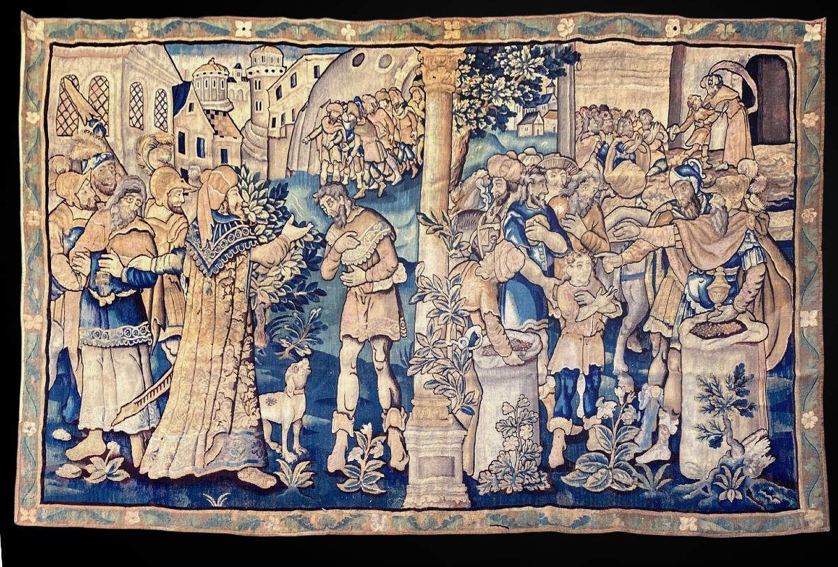 Tapisserie Audenarde Histoire de Joseph Scène Biblique -photo-2