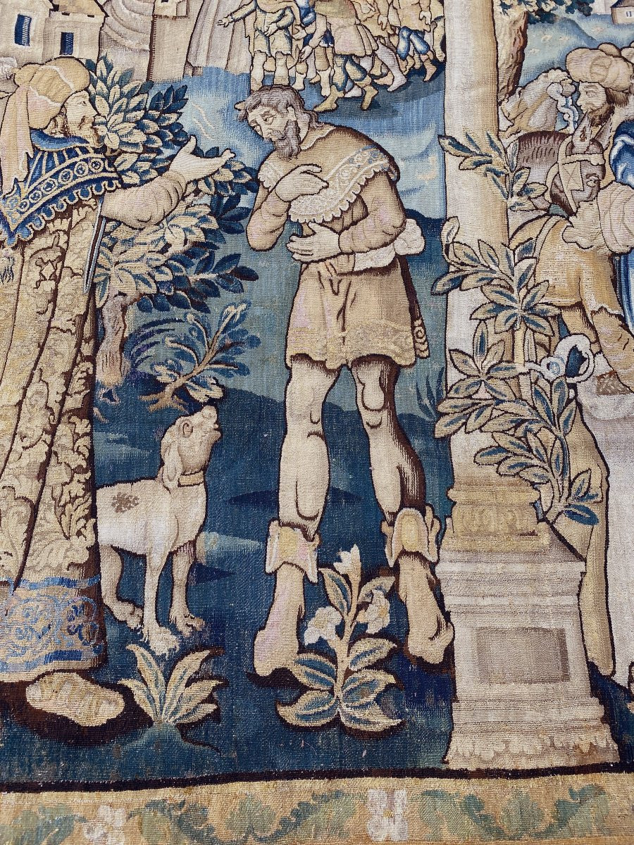 Tapisserie Audenarde Histoire de Joseph Scène Biblique -photo-1