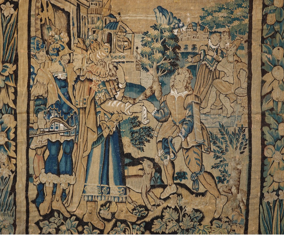 Oudenaarde Tapestry, Late 16th Century, Biblical Scene -photo-2