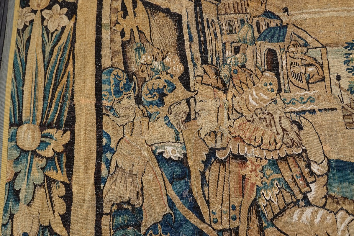 Oudenaarde Tapestry, Late 16th Century, Biblical Scene -photo-3
