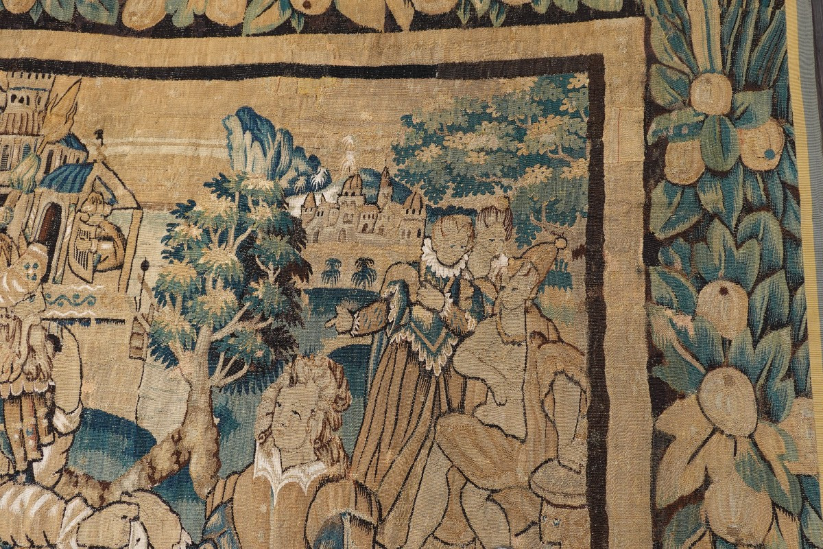 Oudenaarde Tapestry, Late 16th Century, Biblical Scene -photo-4