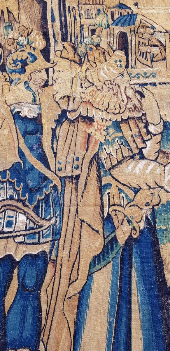 Oudenaarde Tapestry, Late 16th Century, Biblical Scene -photo-2