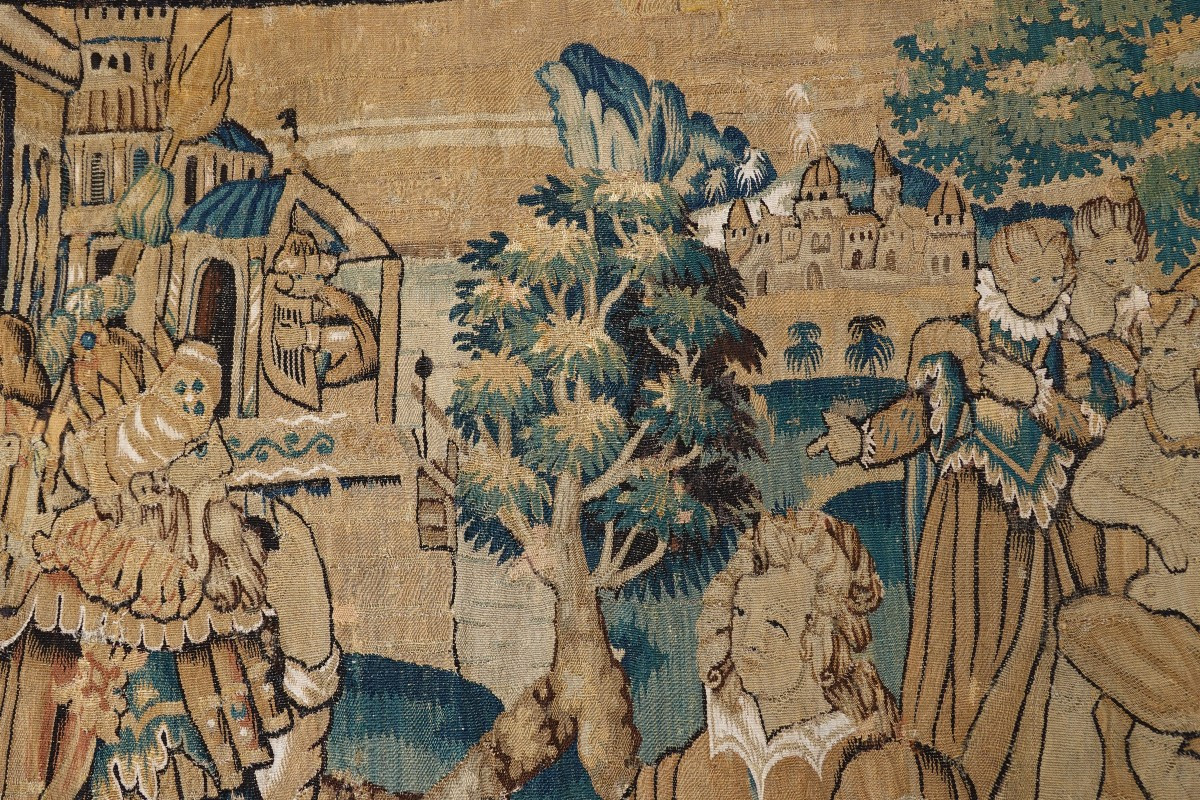 Oudenaarde Tapestry, Late 16th Century, Biblical Scene -photo-5