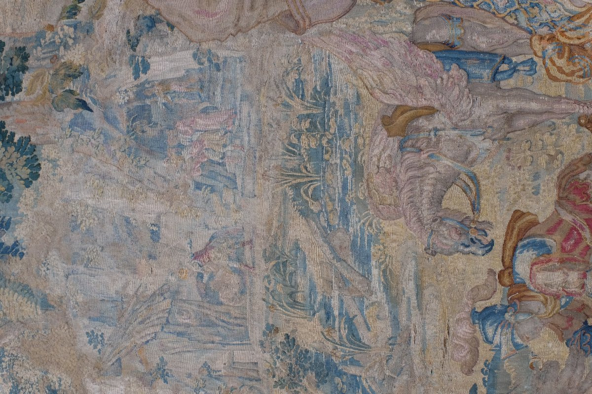 Tapisserie des Ateliers de Madrid XVIII siècle -photo-3