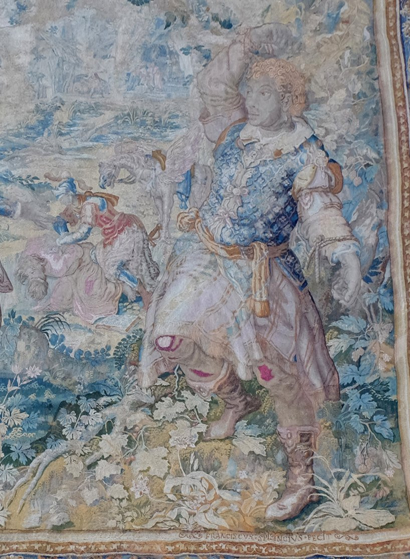 Tapisserie des Ateliers de Madrid XVIII siècle -photo-5