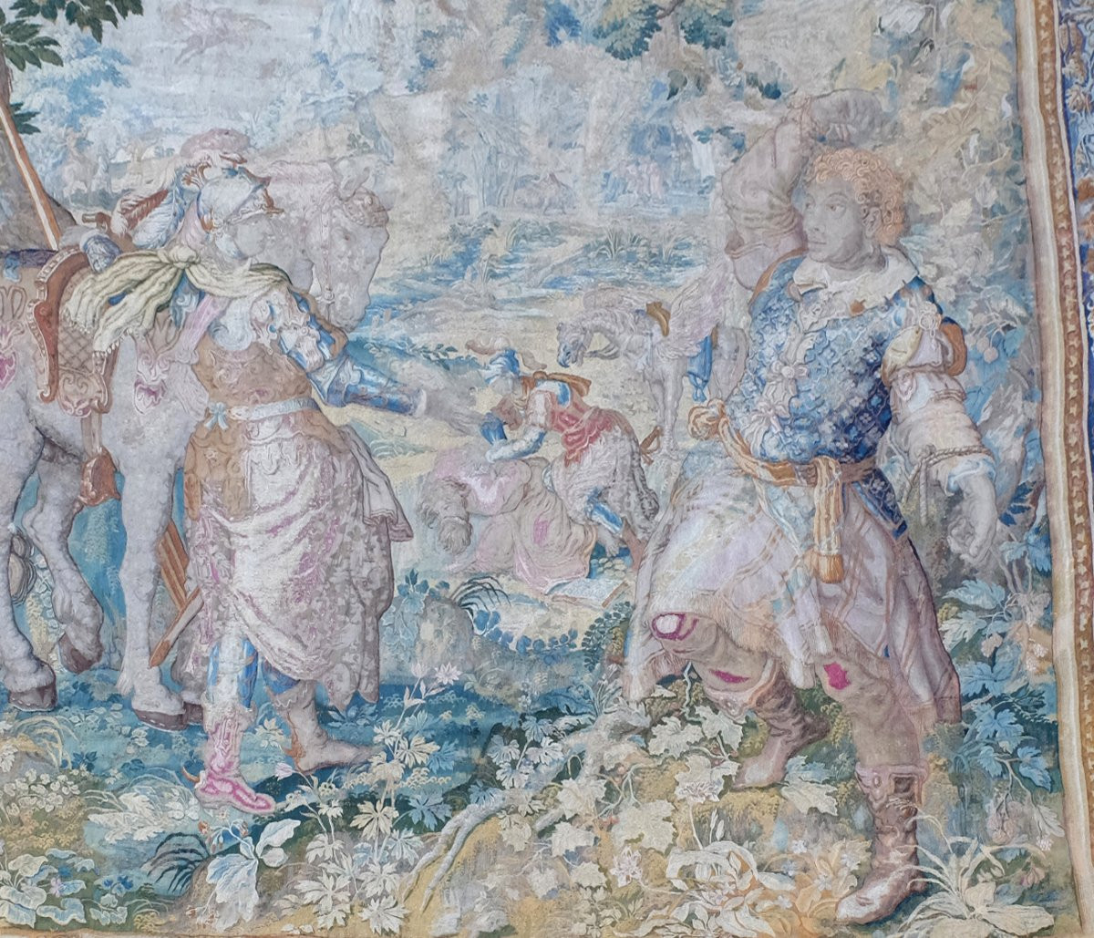 Tapisserie des Ateliers de Madrid XVIII siècle -photo-6