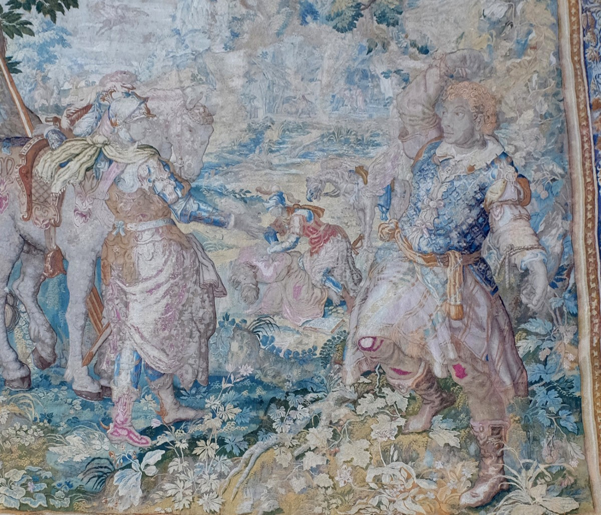 Tapisserie des Ateliers de Madrid XVIII siècle -photo-6