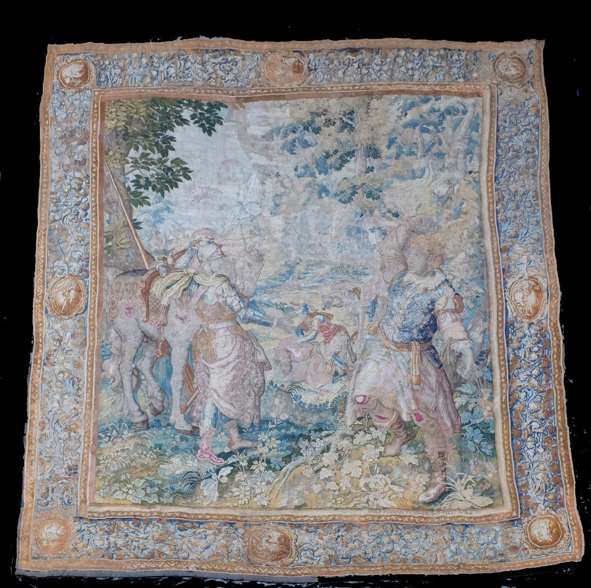 Tapisserie des Ateliers de Madrid XVIII siècle 