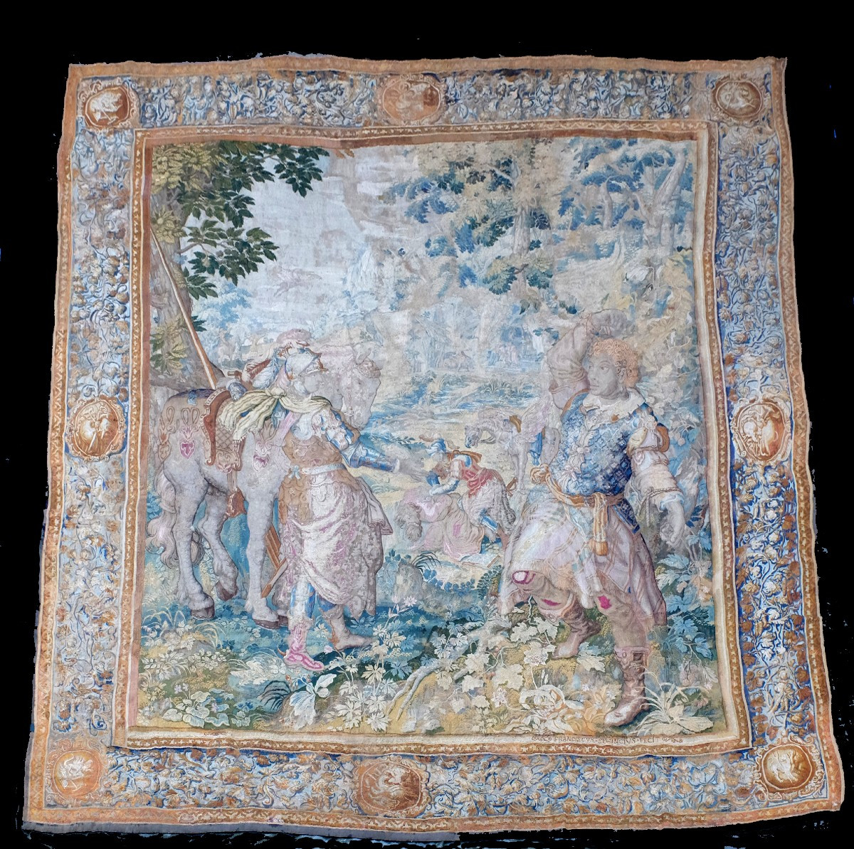 Tapisserie des Ateliers de Madrid XVIII siècle 