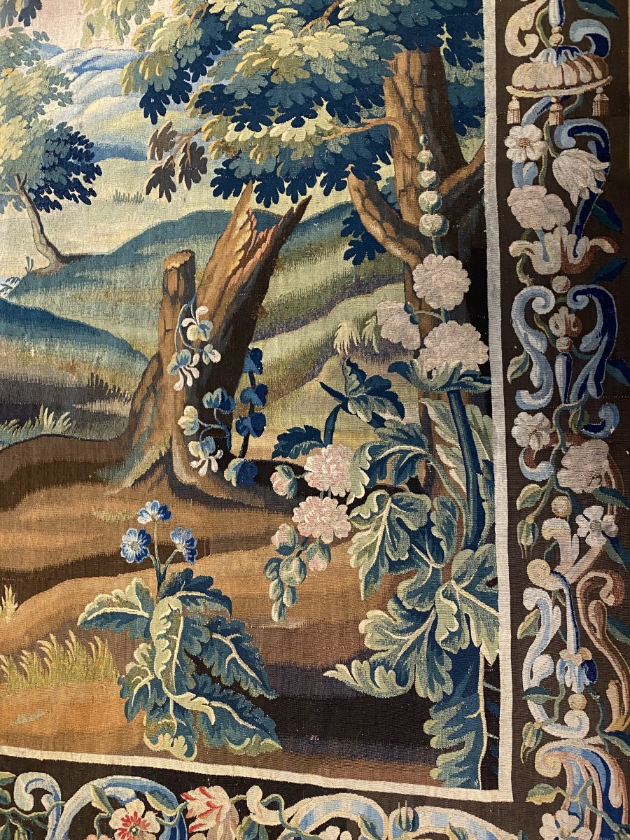 Louis XVI-era "flandres Verdure" Tapestry-photo-4