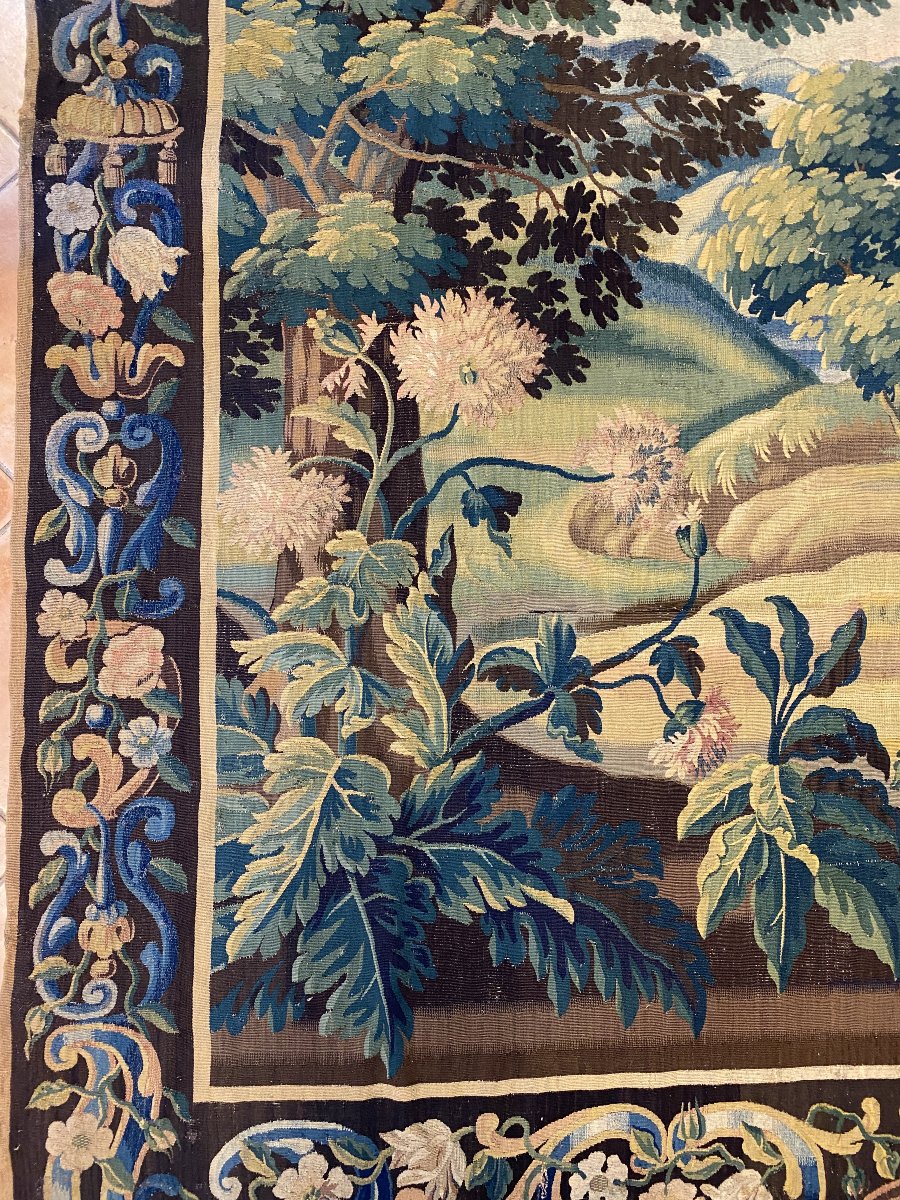 Louis XVI-era "flandres Verdure" Tapestry-photo-3