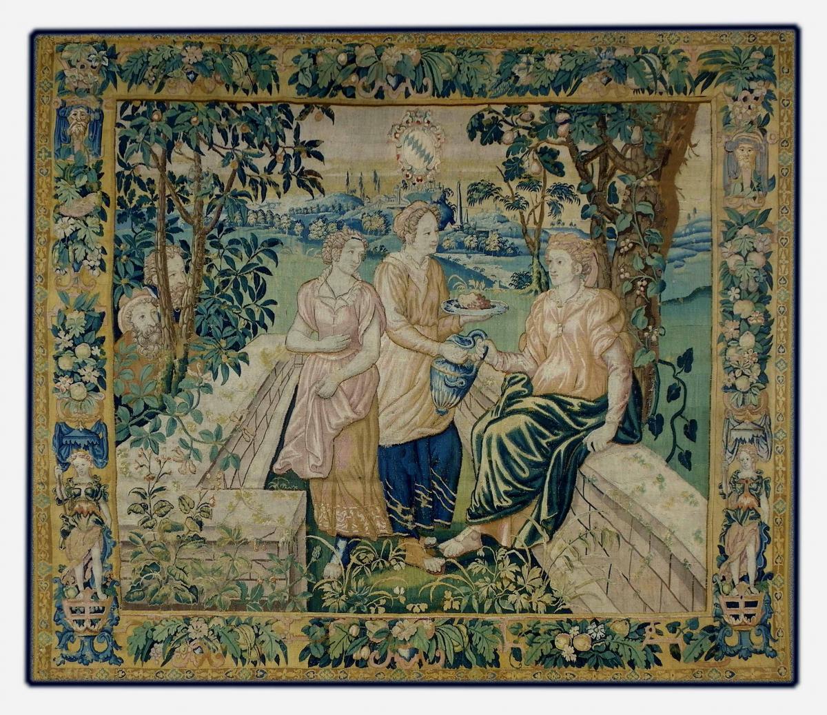 Tapisserie Des Flandres époque Louis XIII