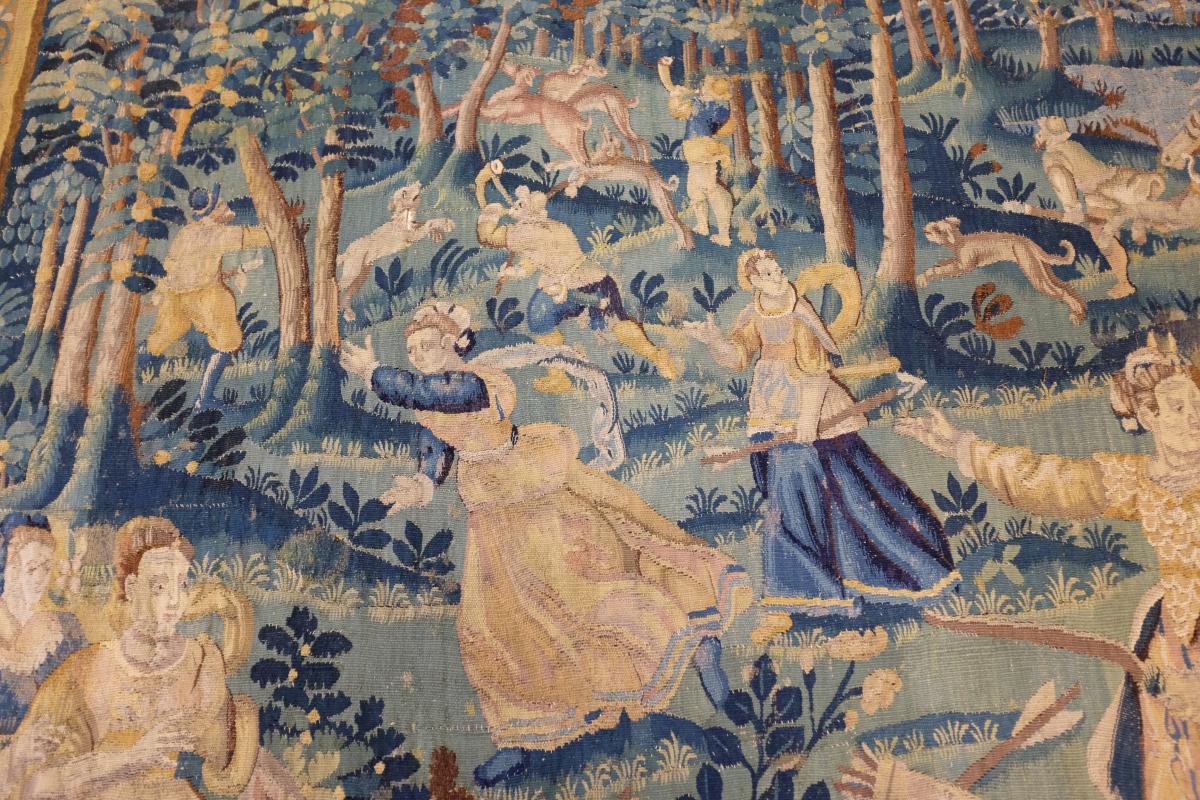 Tapisserie Flandres  Louis XIII Scéne De Chasse -photo-4