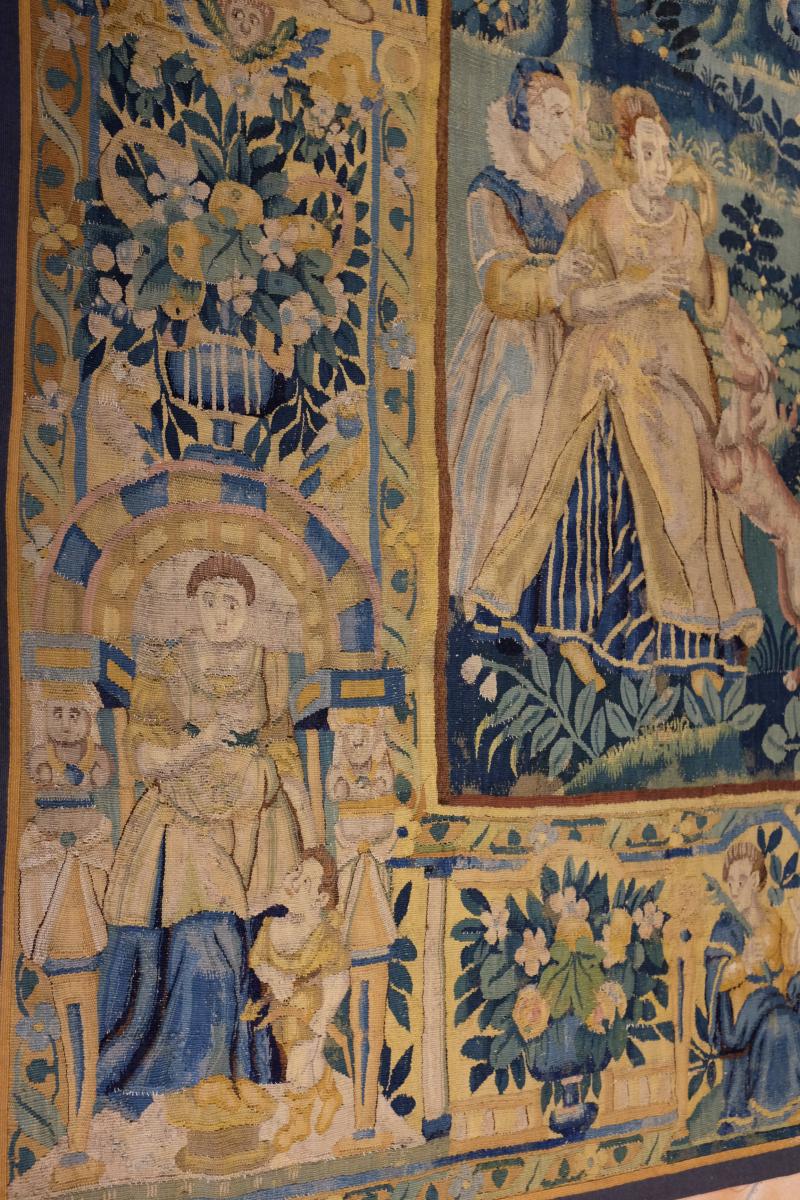 Tapisserie Flandres  Louis XIII Scéne De Chasse -photo-4