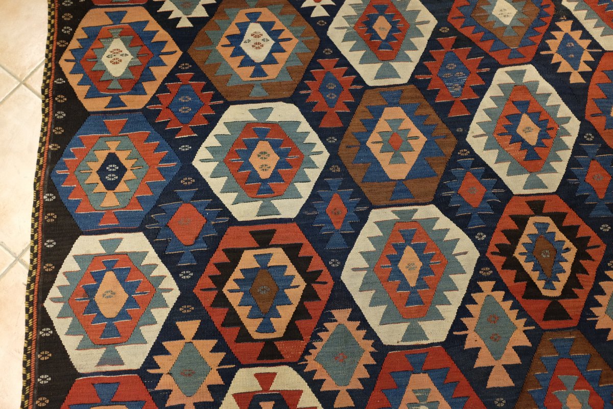 Kilim Véramine Perse Vers 1890-photo-4