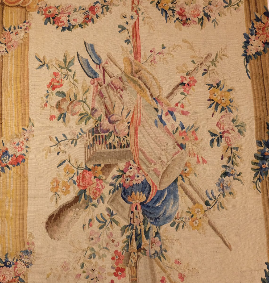 Tapisserie Aubusson Louis XVI  Scène Marine-photo-3
