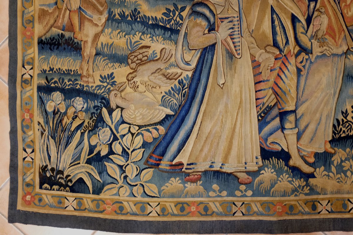 Tapisserie Flandres Scène De Chasse-photo-2