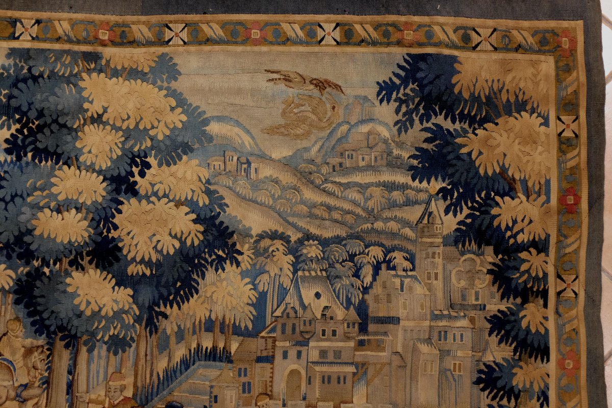 Tapisserie Flandres Scène De Chasse-photo-4
