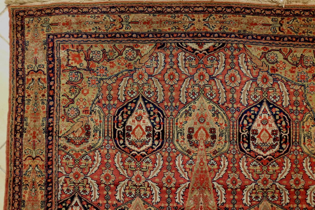 Persian Ferahan Rug Kadjar Period-photo-1