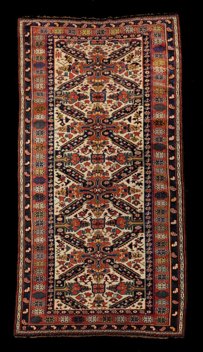 Caucasus Seikour Rug From The XIX Century.