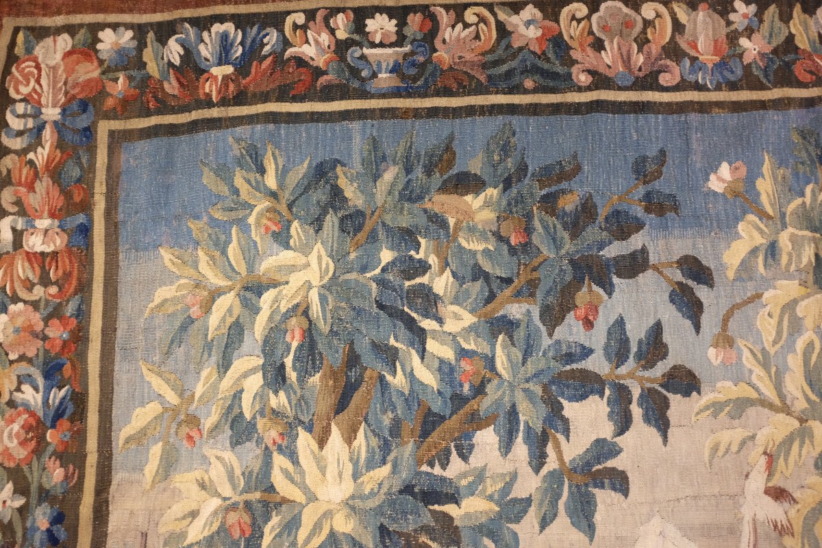 Tapisserie Verdure Felletin d'époque Louis XV-photo-1