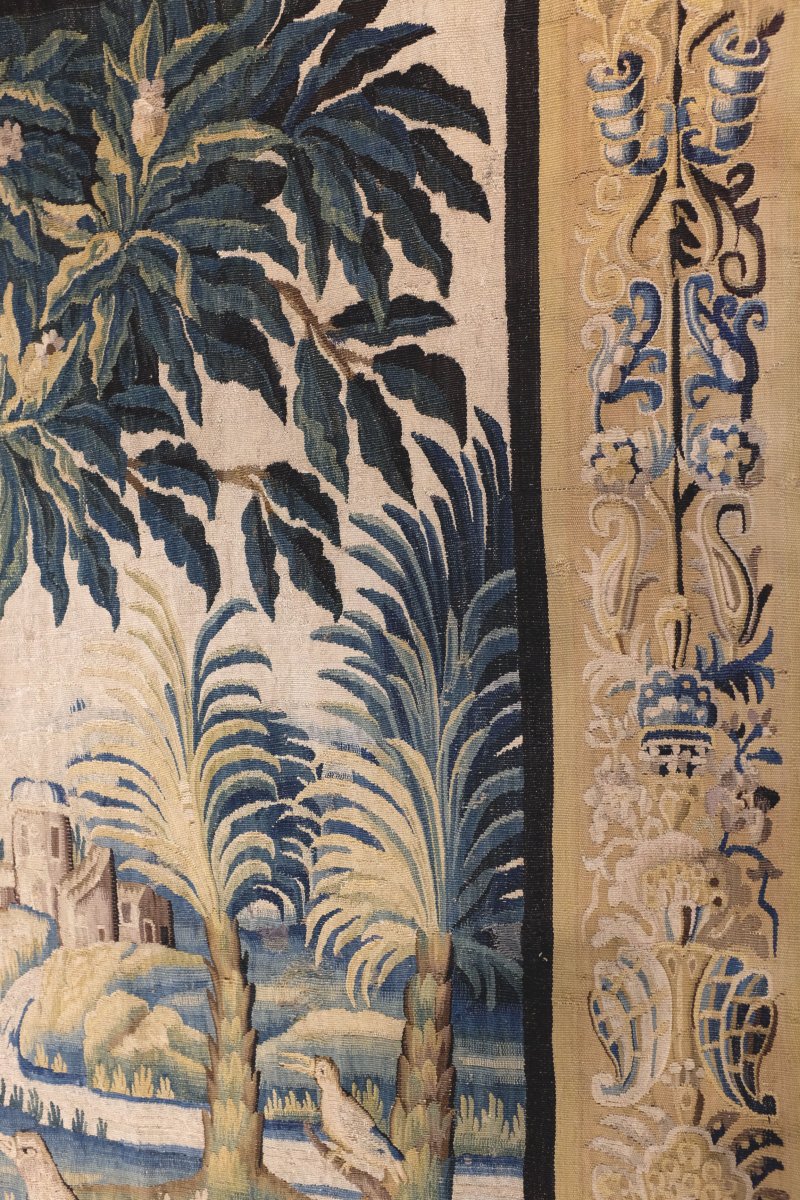 Tapestry Greenery Flanders XVIII Century-photo-3