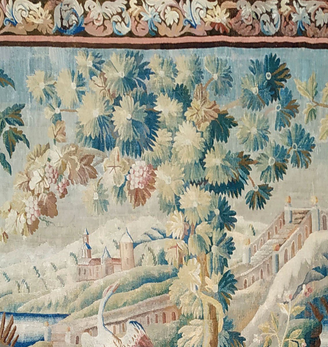 Proantic Tapisserie Verdure Aubusson XVIII Si cle 