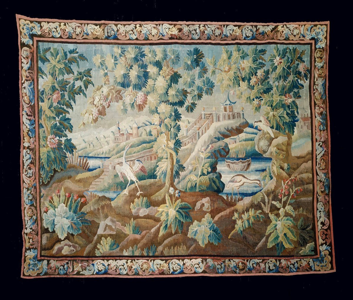 Tapisserie Verdure Aubusson XVIII Siècle. 