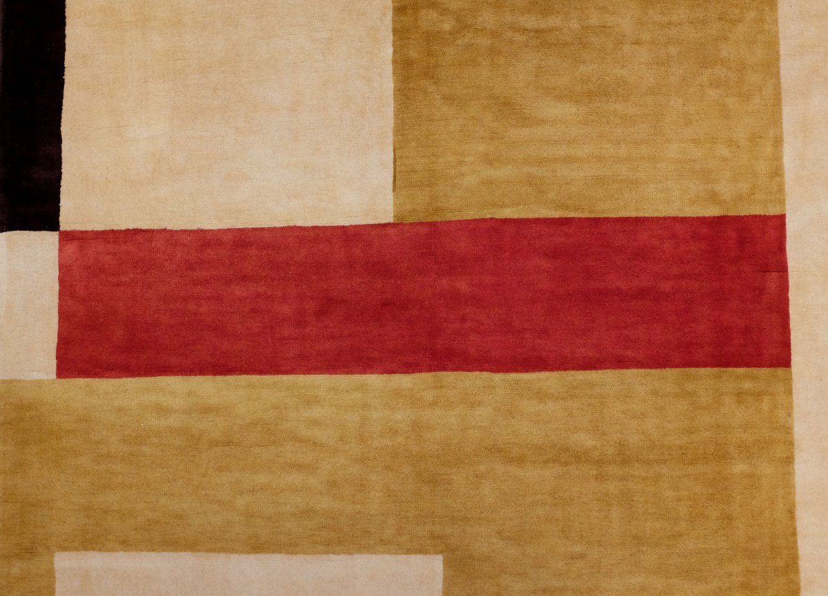 Hand Knotted Art Deco Style Rug-photo-2