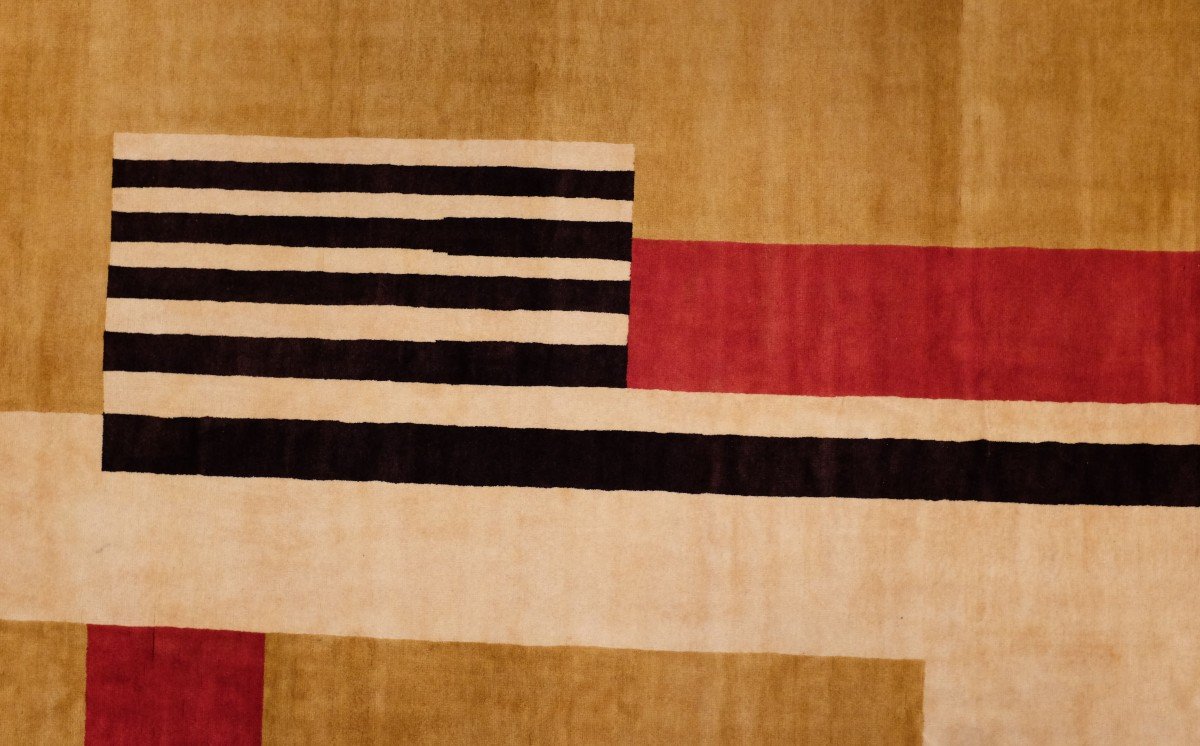 Hand Knotted Art Deco Style Rug-photo-4