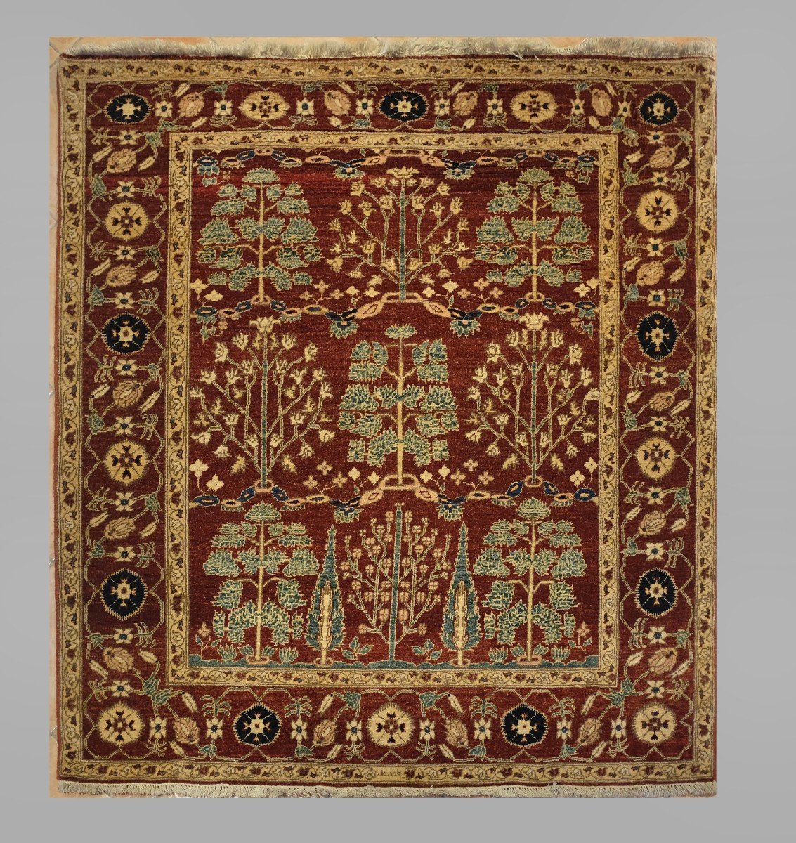 Mazarie Irano / Afghan Rug Circa 1990