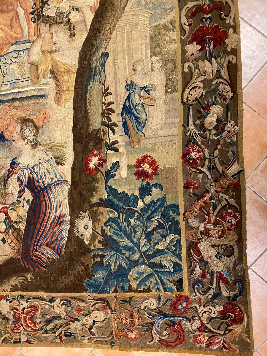 Tapisserie Bruxelles époque Louis XV-photo-3