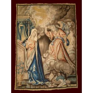 Flanders Tapestry Late XVII Century The Annunciation