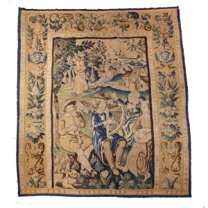 Tapestry Oudenaarde Flanders XVI Century The Musicians