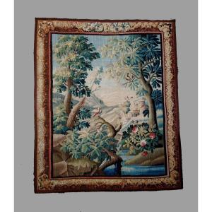 Aubusson Greenery Tapestry Around 1750