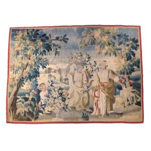 Tapisserie Aubusson Felletin Le Printemps Epoque Louis XVI 