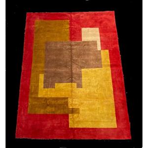 Tapis Art Déco  Noués Mains  200 x 285