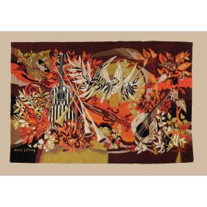 Hand Woven Tapestry Year 1970 After H.lelong