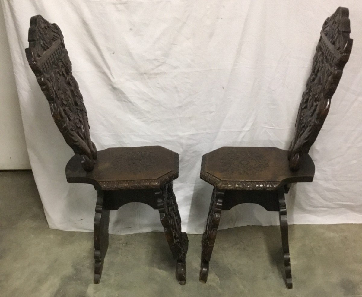 Pair Of Stool Chairs-photo-4