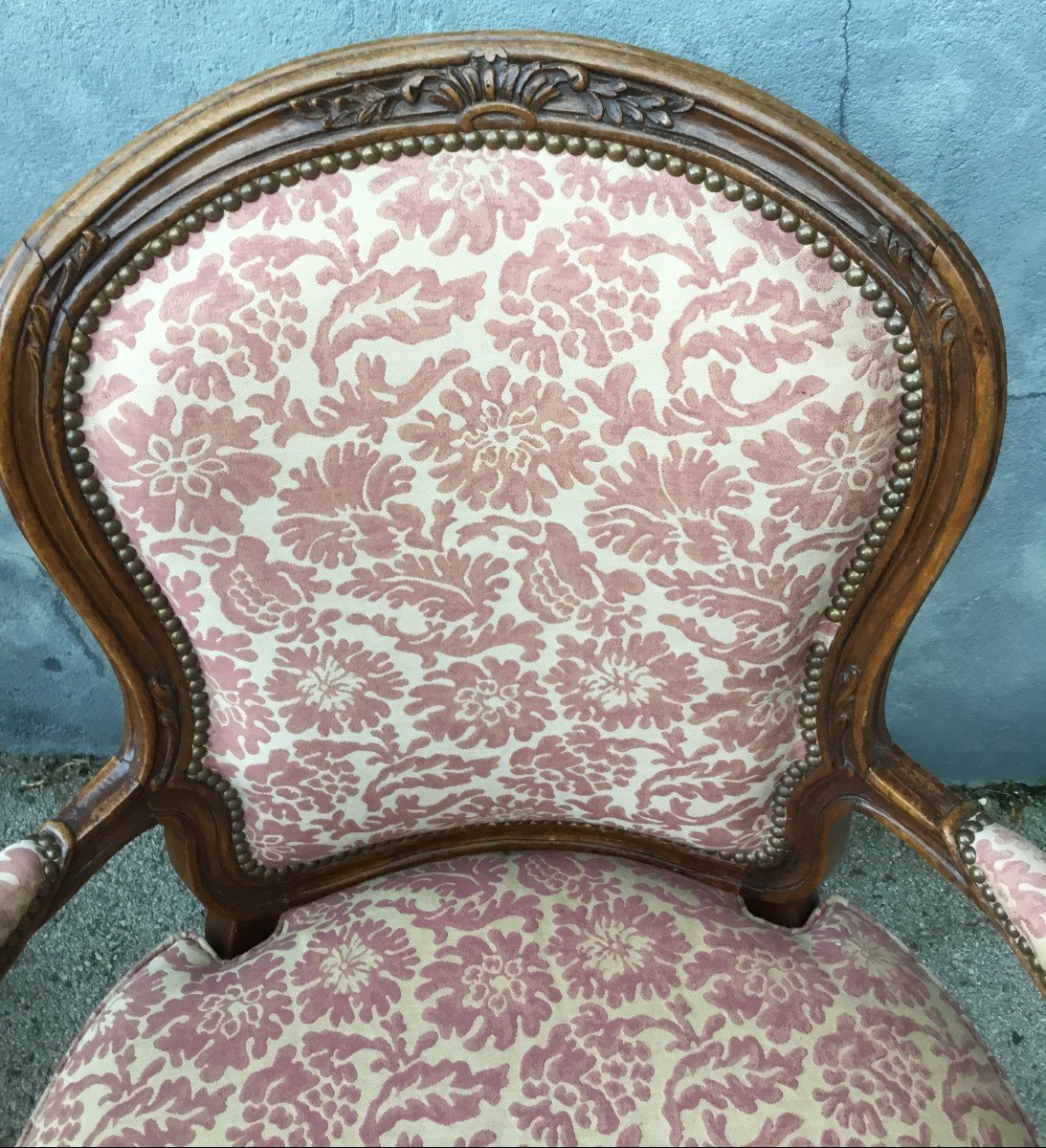 Paire De Fauteuil XVIII me italien-photo-2