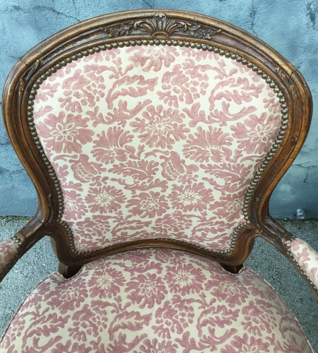 Paire De Fauteuil XVIII me italien-photo-3