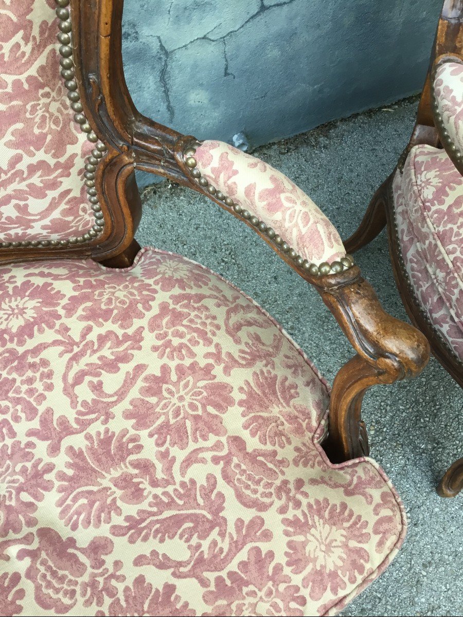 Paire De Fauteuil XVIII me italien-photo-4
